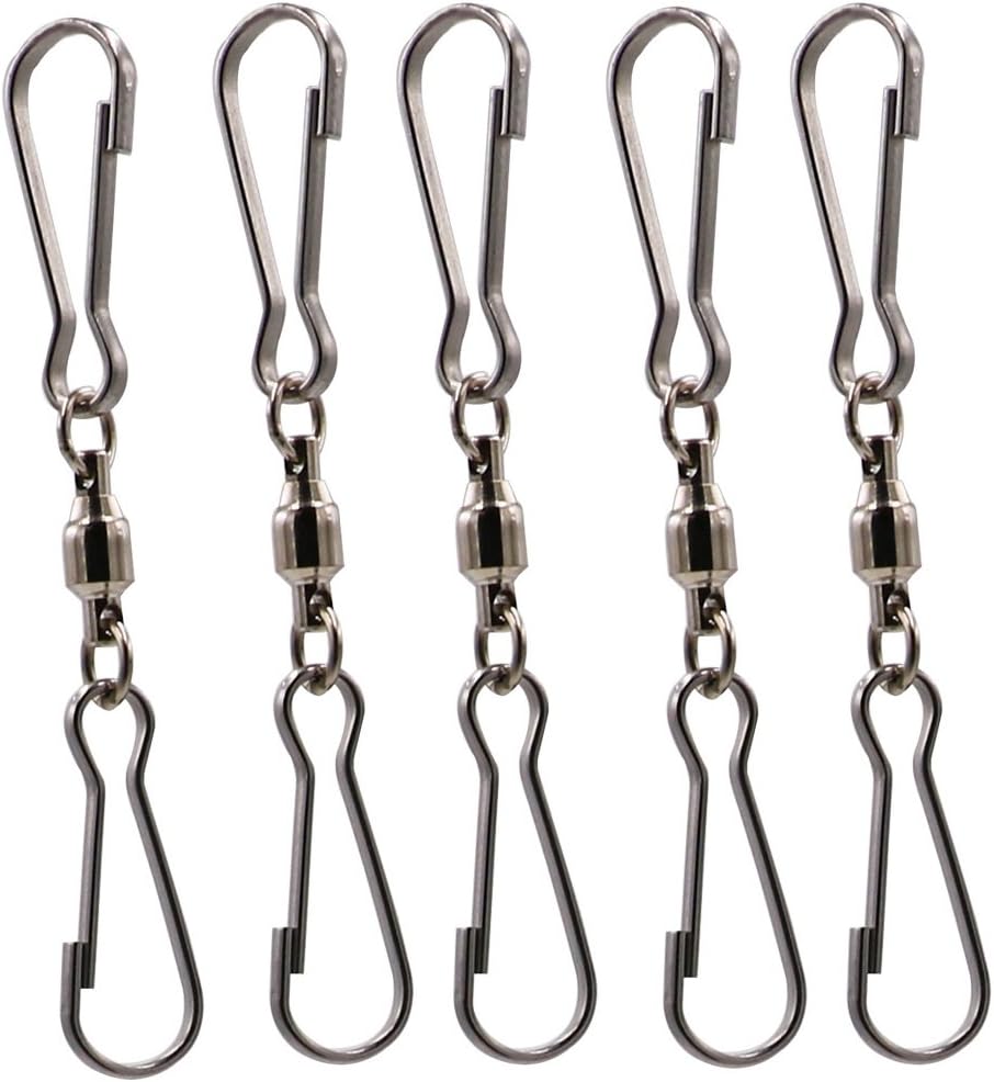 Add Spinning Swivel Hooks for Spiral Crystal.