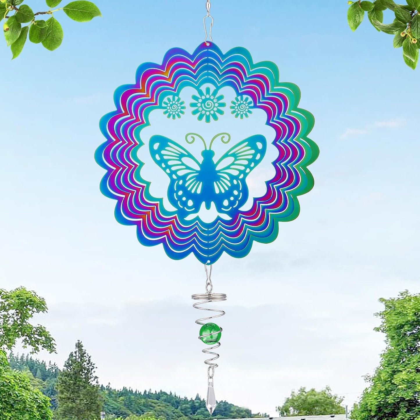 Butterfly 3D for spiral crystal