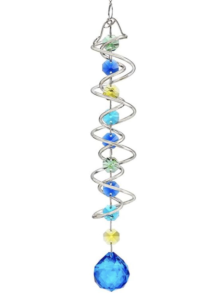 17.7inch Rainbow Maker Gazing Ball Spiral Tail