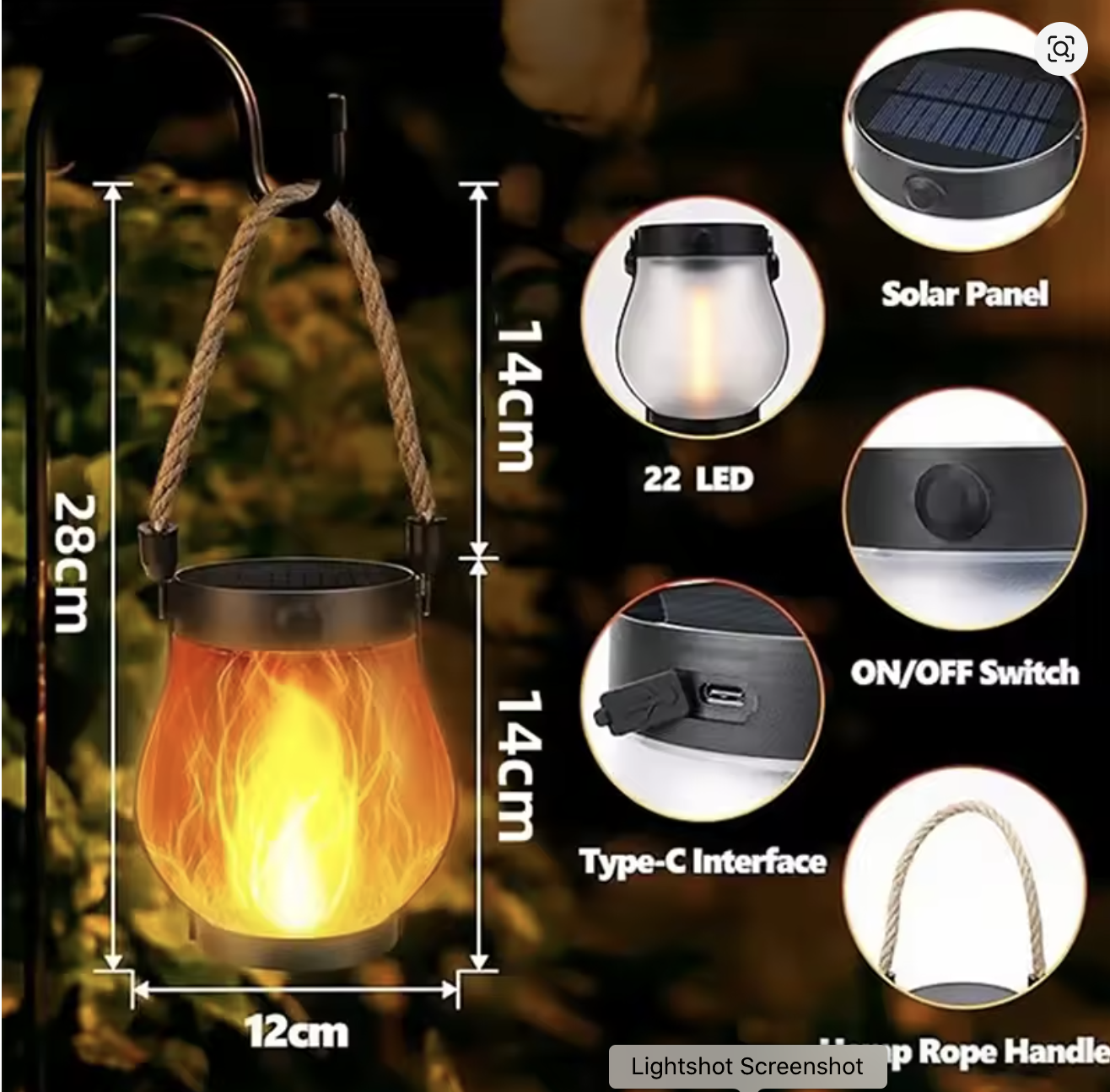 š„ Last Day Sale Price | Glow in the Dark Solar Lantern
