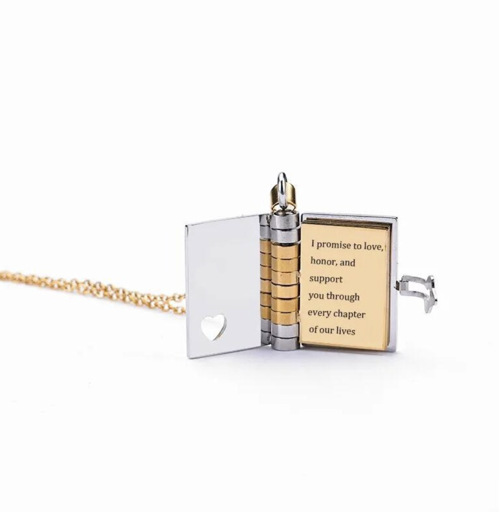 🔥 One Time Offer-Get Another Daughter's Treasured Book Necklace for just $24.95
