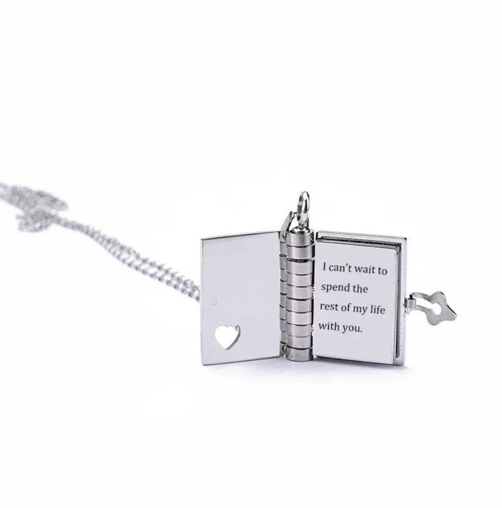 🔥 One Time Offer-Get Another Daughter's Treasured Book Necklace for just $24.95