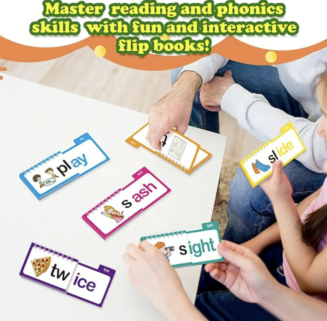 🔥 Last Day Sale Price | 📚30 Read and Rhyme Flip Books