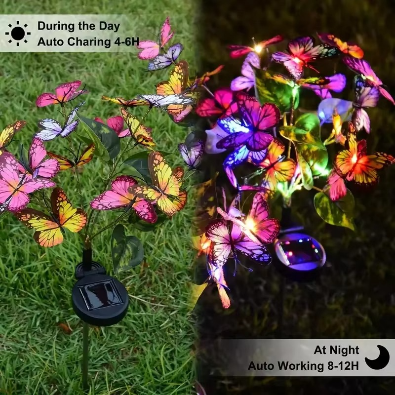 🔥 Last Day Sale Price | 🦋Solar Outdoor Butterfly Lights💐