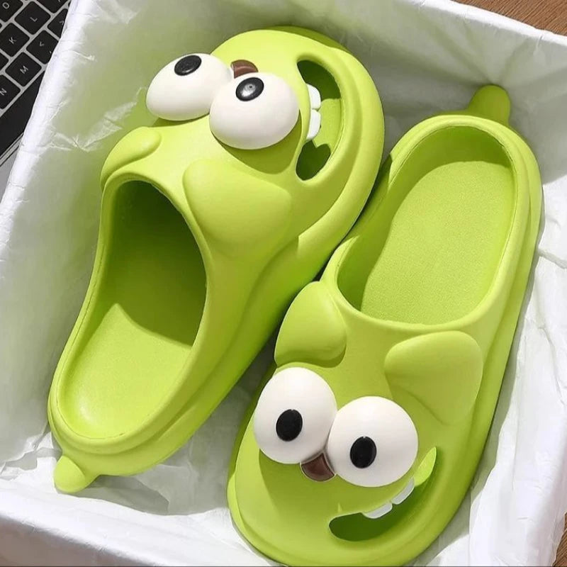 Big Eye Dog Fun Slippers