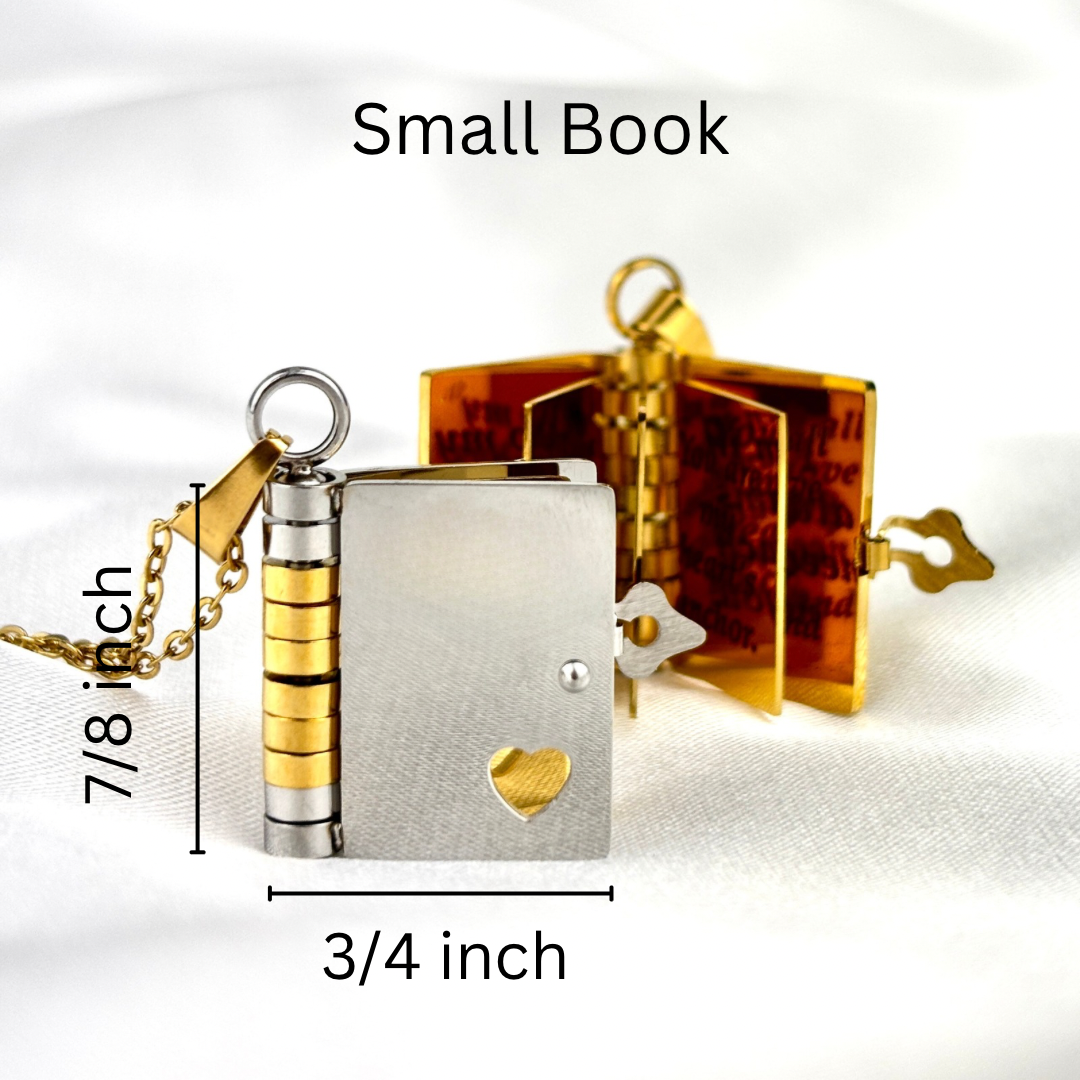 🔥 One Time Offer-Get Another Daughter's Treasured Book Necklace for just $24.95