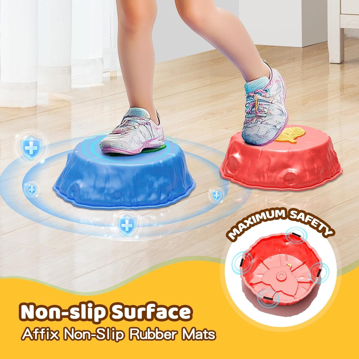 Glowing Balance Stones for Kids