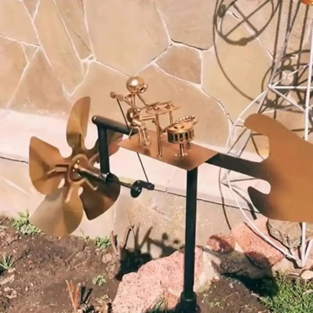 Handmade Metal Rock Band Windmill🎁