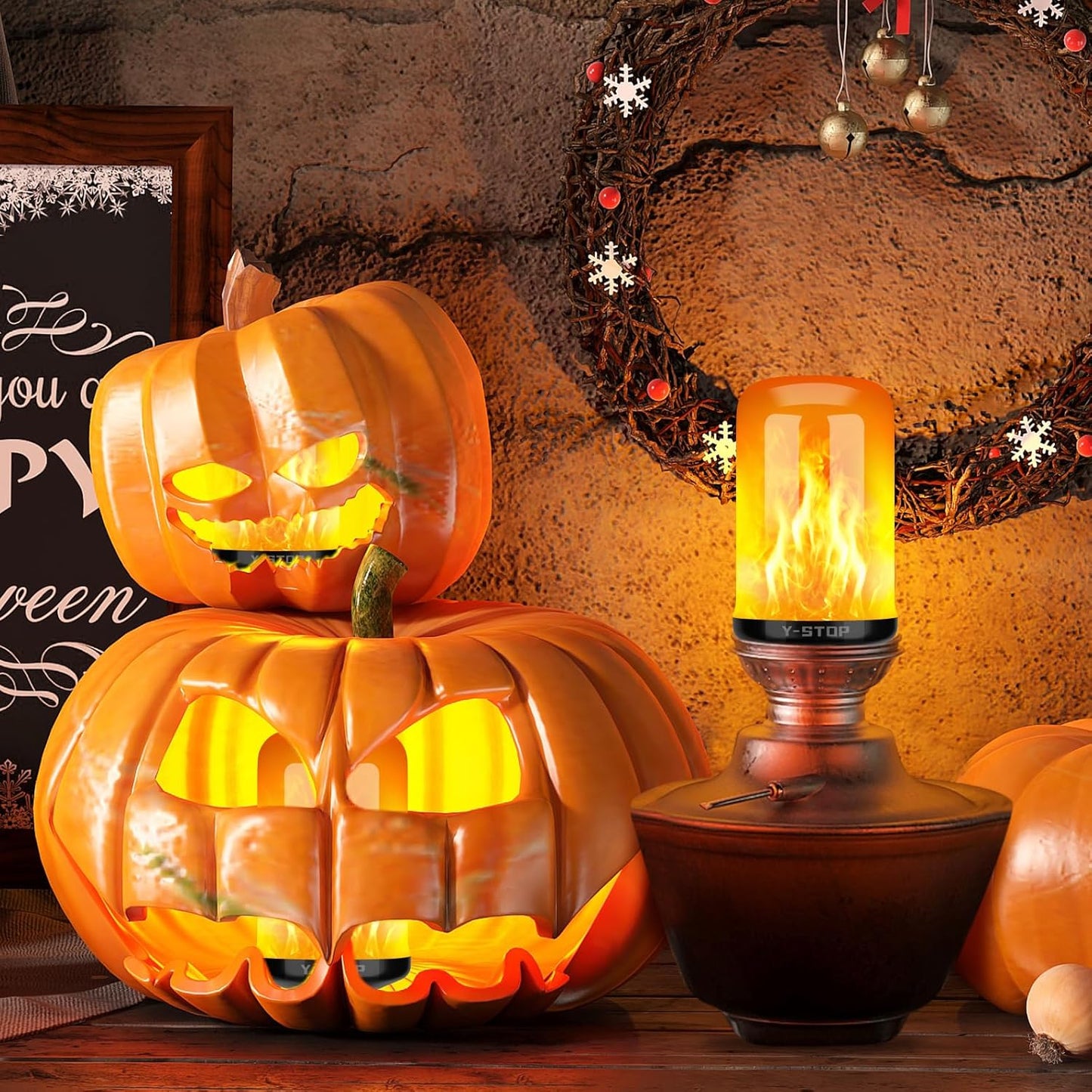 Christmas Flicker Flame LED Bulbs-2 Pcs