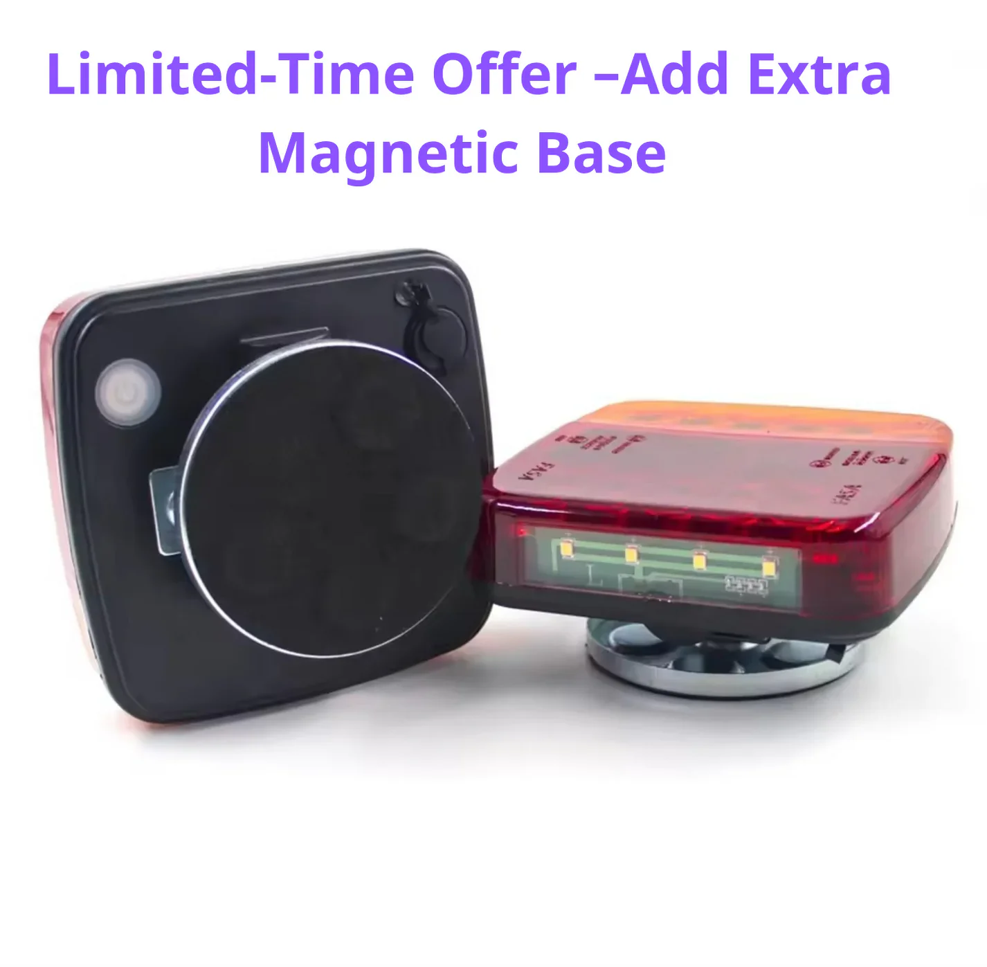 Limited Time Offer – Extra Magnetic Base for Wireless Trailer Lights