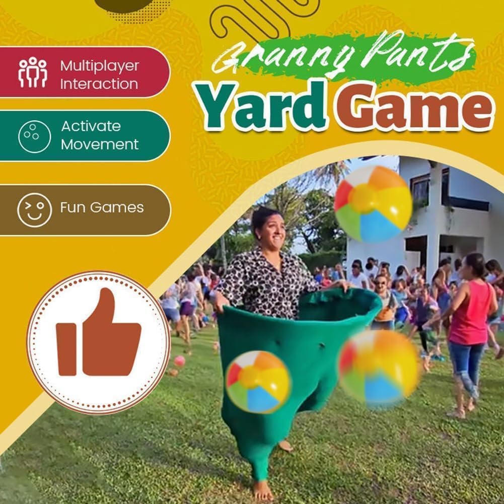 🔥 Last Day Sale Price | Granny Pant Toss Game – Fits Adults & Kids