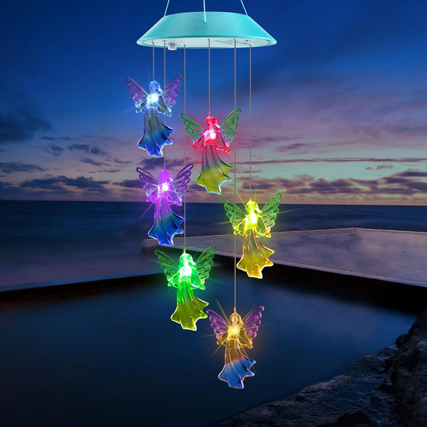 Solar Magic Pig Wind Chime