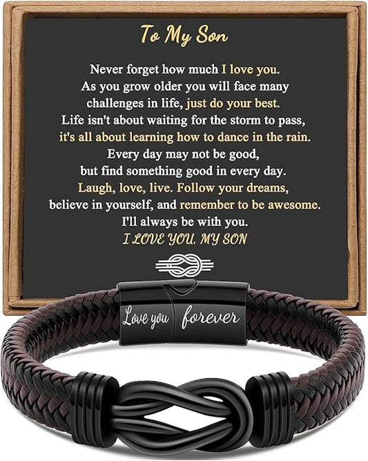 Adjustable "To My Son" Bracelet