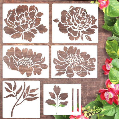 🔥 Last Day Sale Price | Large 💐 Eptchn Garden Fence Large Flower Stencils🌻DIY Decoration BloomTrace