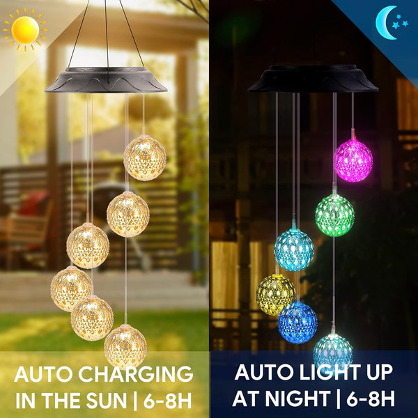 Solar Magic Pig Wind Chime