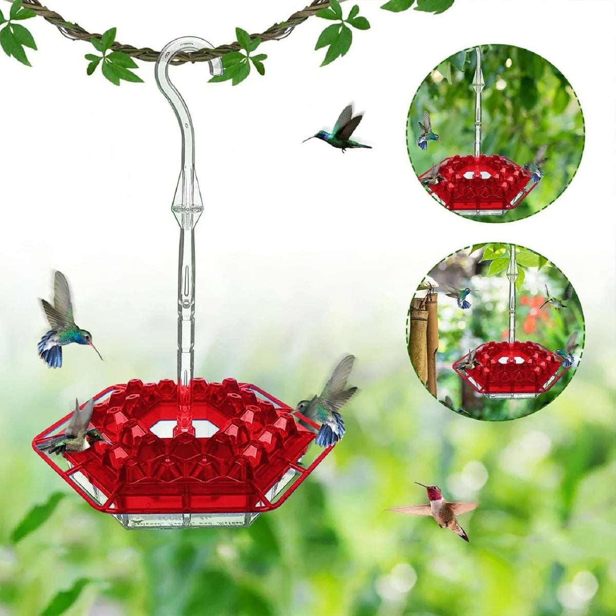 50% Off💥Hummingbird Feeders for Outdoors Hanging