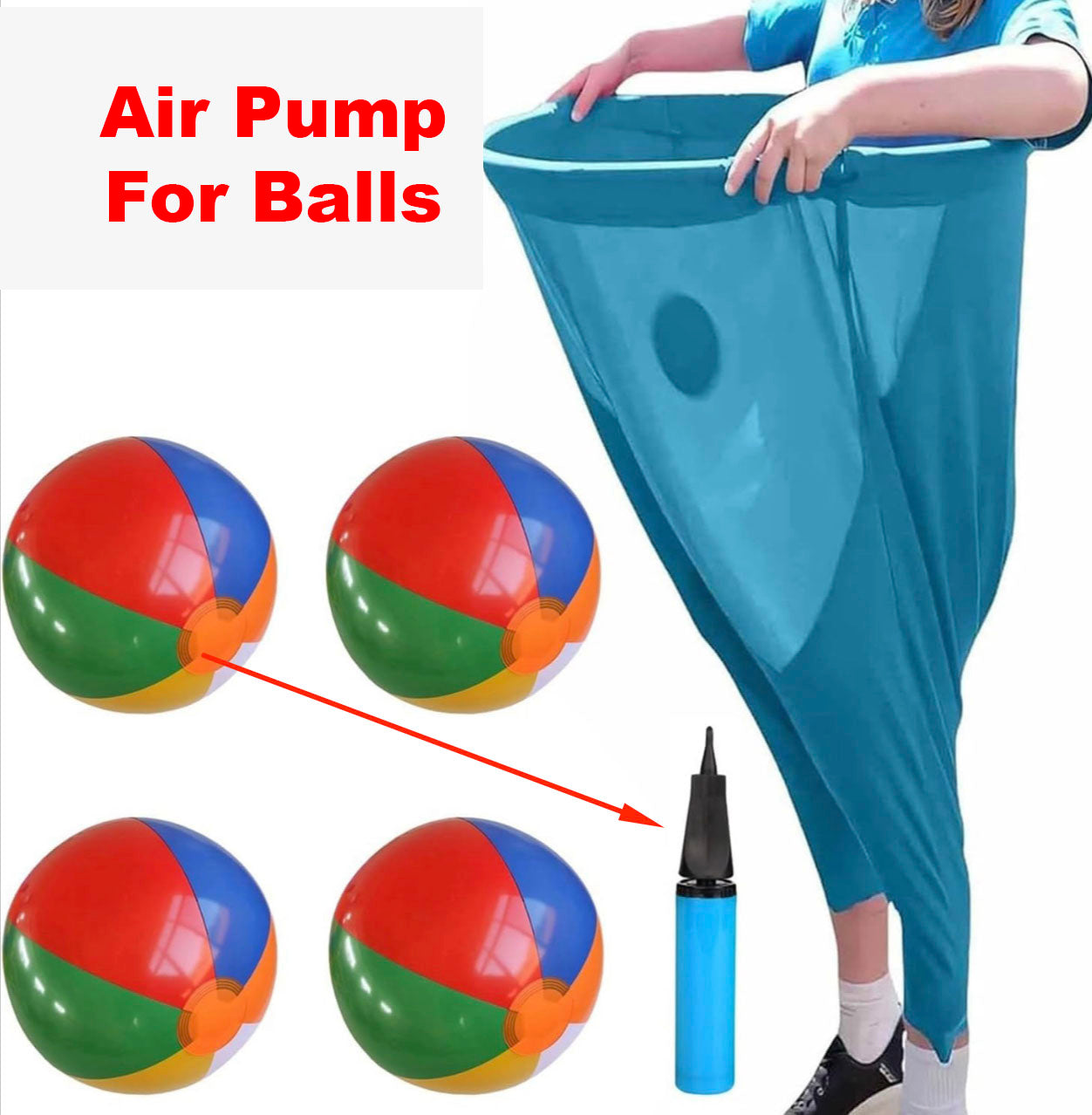 Pump for Balls for Granny Pants Fun Game