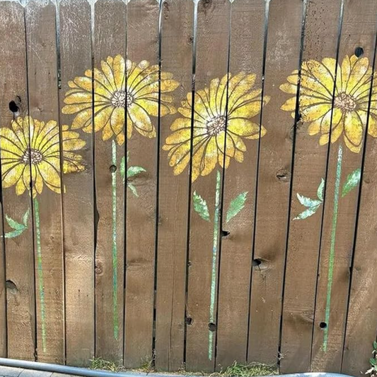 🔥 Last Day Sale Price | Large 💐 Eptchn Garden Fence Large Flower Stencils🌻DIY Decoration BloomTrace