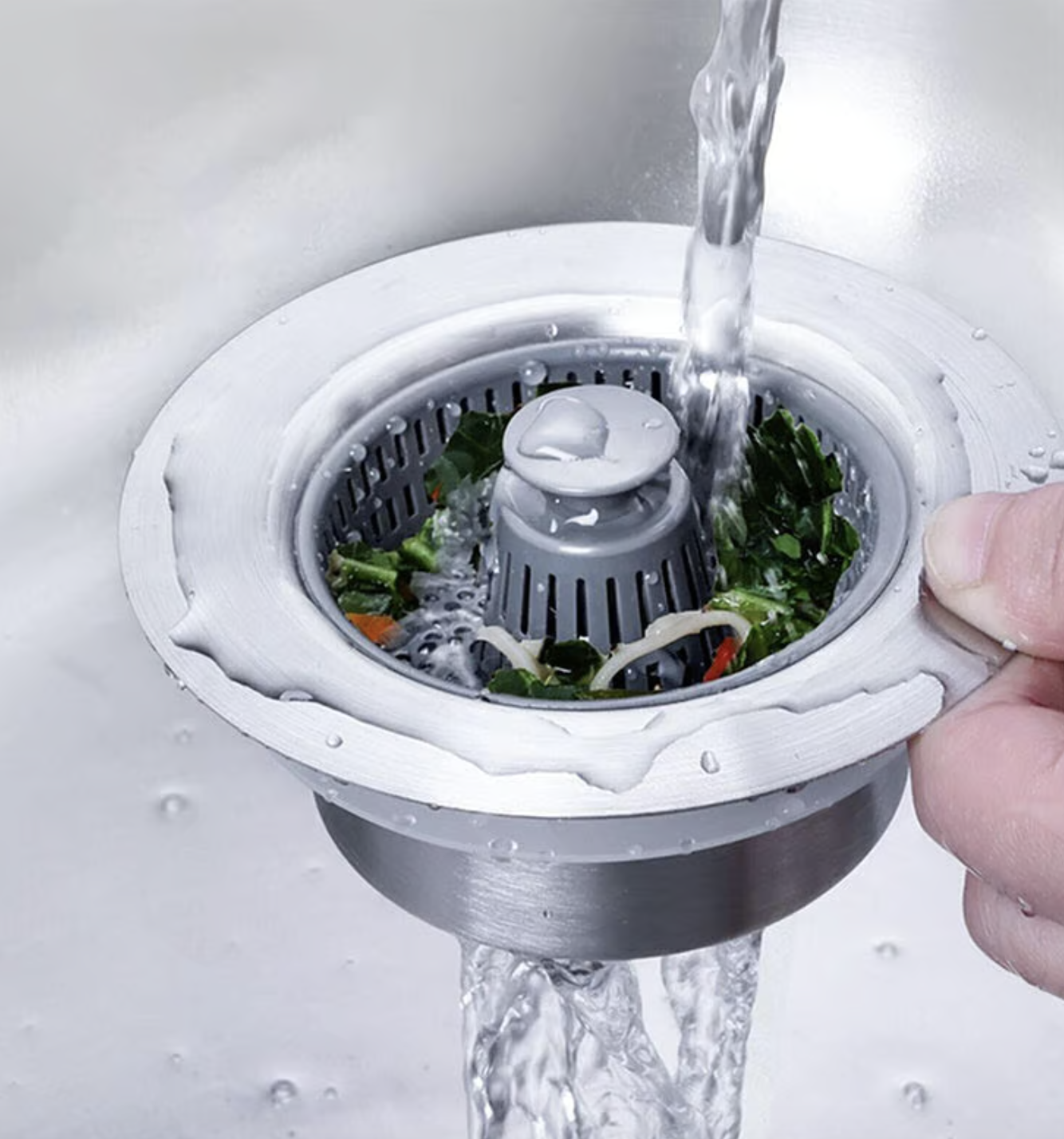 2025 Upgraded 3 in 1 Kitchen Sink Drain Strainer