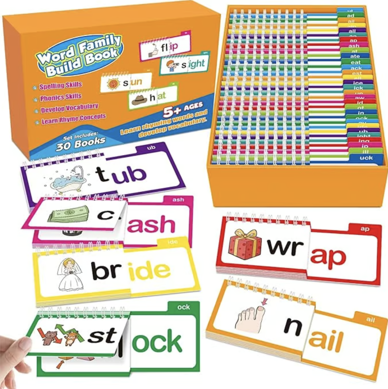 🔥 Last Day Sale Price | 📚30 Read and Rhyme Flip Books