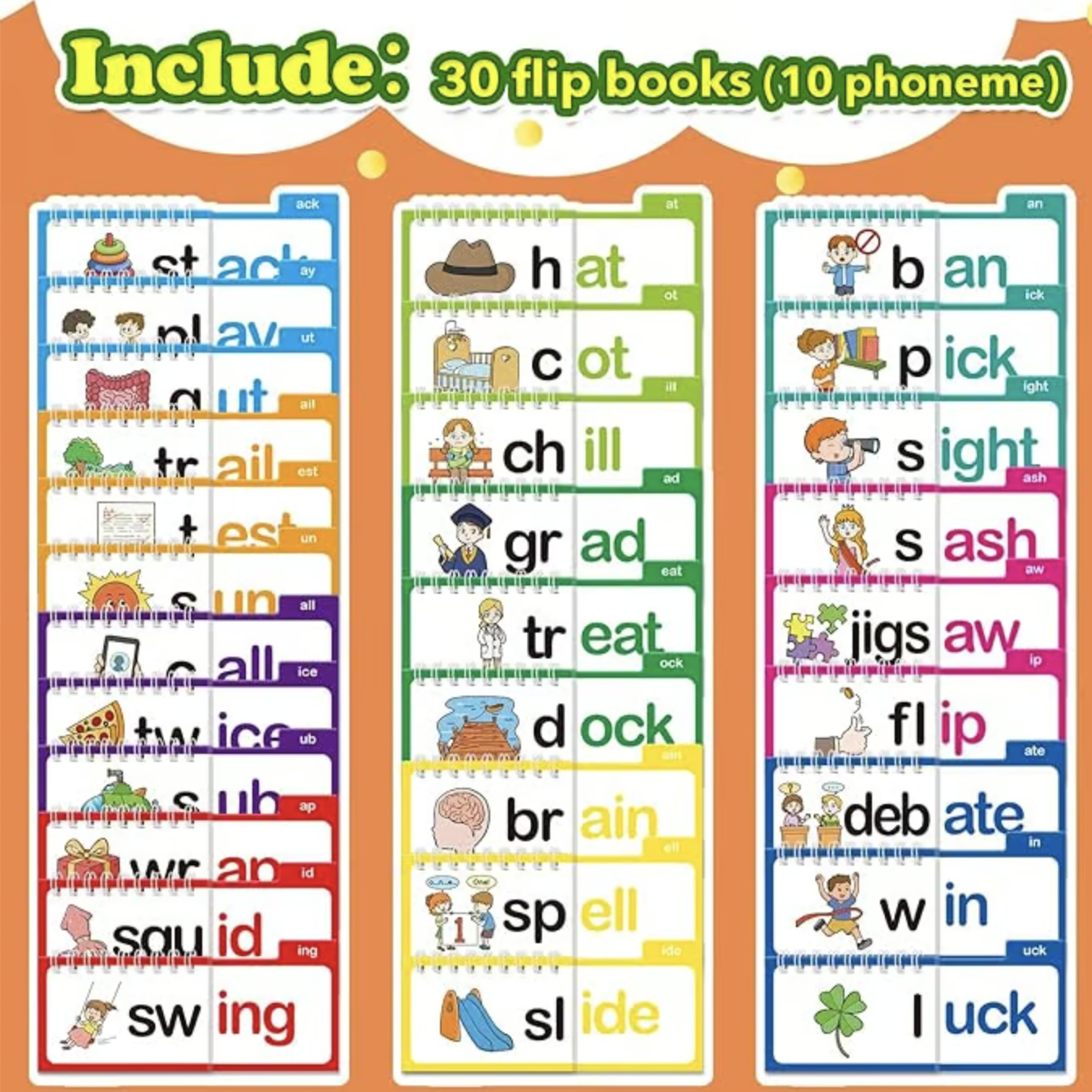 🔥 Last Day Sale Price | 📚30 Read and Rhyme Flip Books