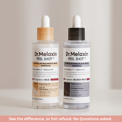 Exfoliating Rice Peel Duo – Gently lifts surface buildup for smoother-looking skin