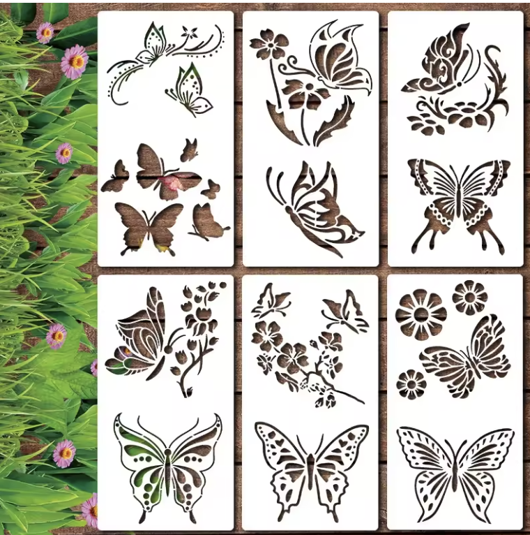 🔥 Last Day Sale Price | Large 💐 Eptchn Garden Fence Large Flower Stencils🌻DIY Decoration BloomTrace