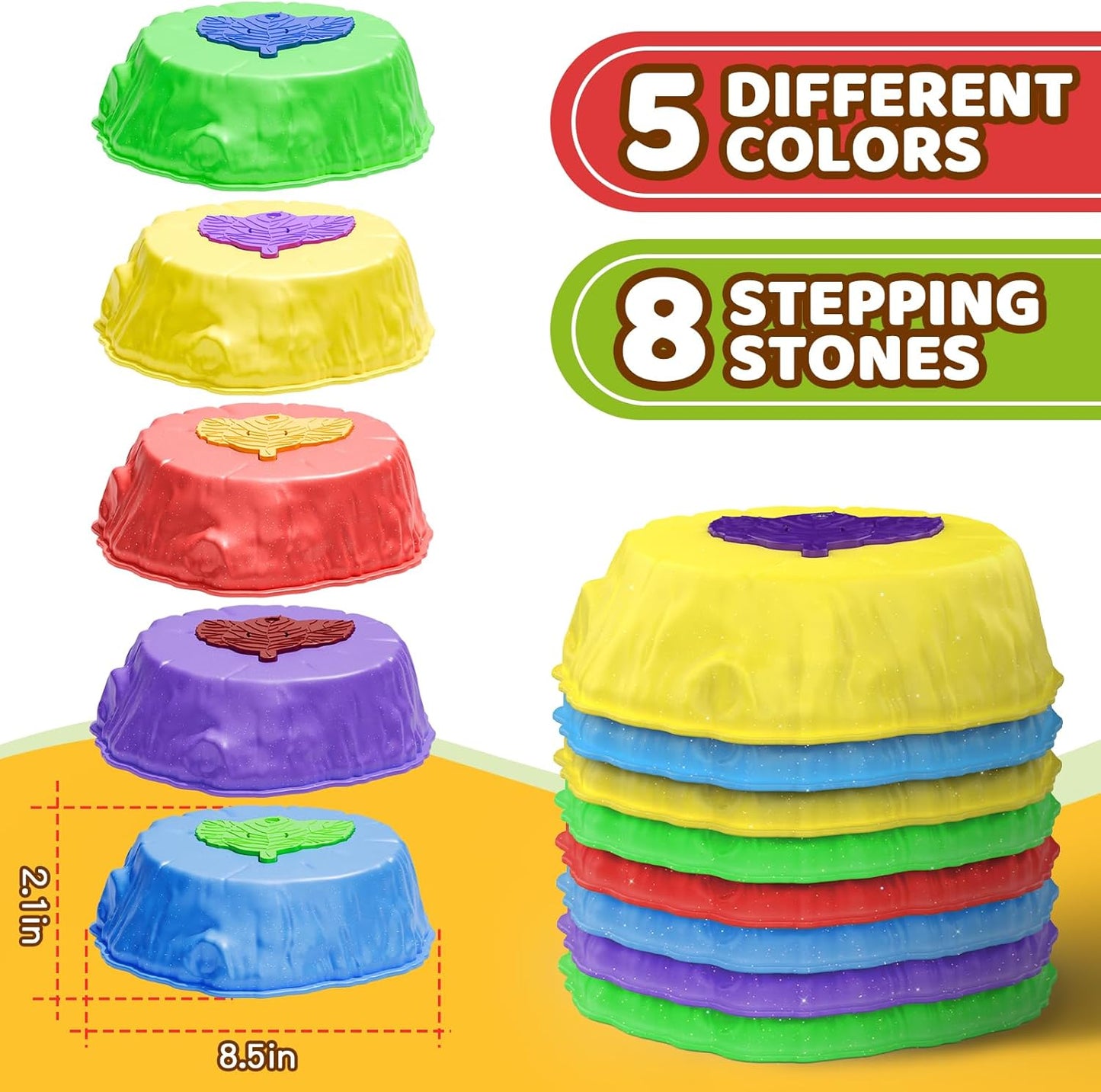 Glowing Balance Stones for Kids