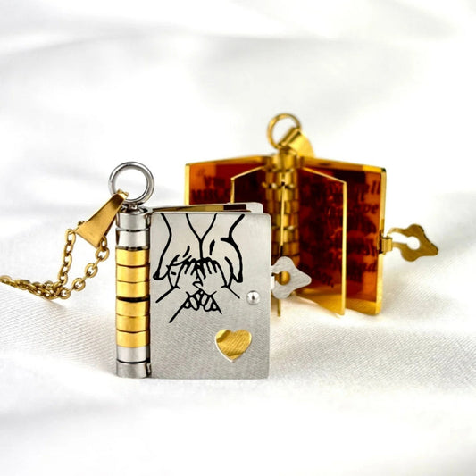 🔥 One Time Offer-Get Another Daughter's Treasured Book Necklace for just $24.95
