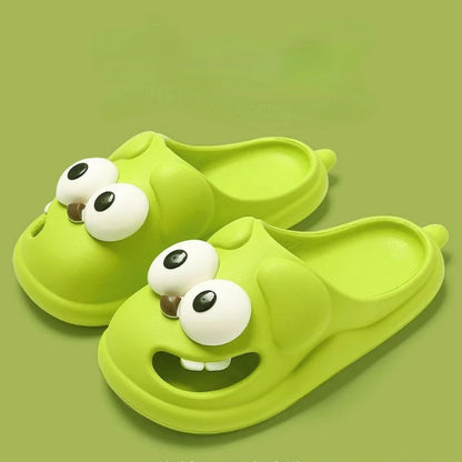Big Eye Dog Fun Slippers