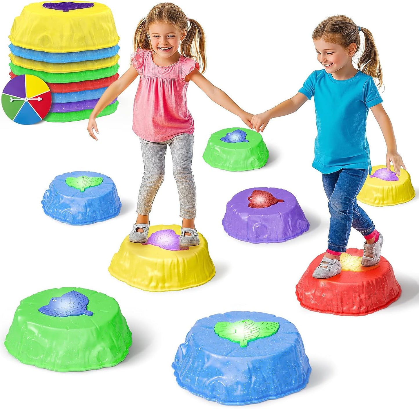 Glowing Balance Stones for Kids