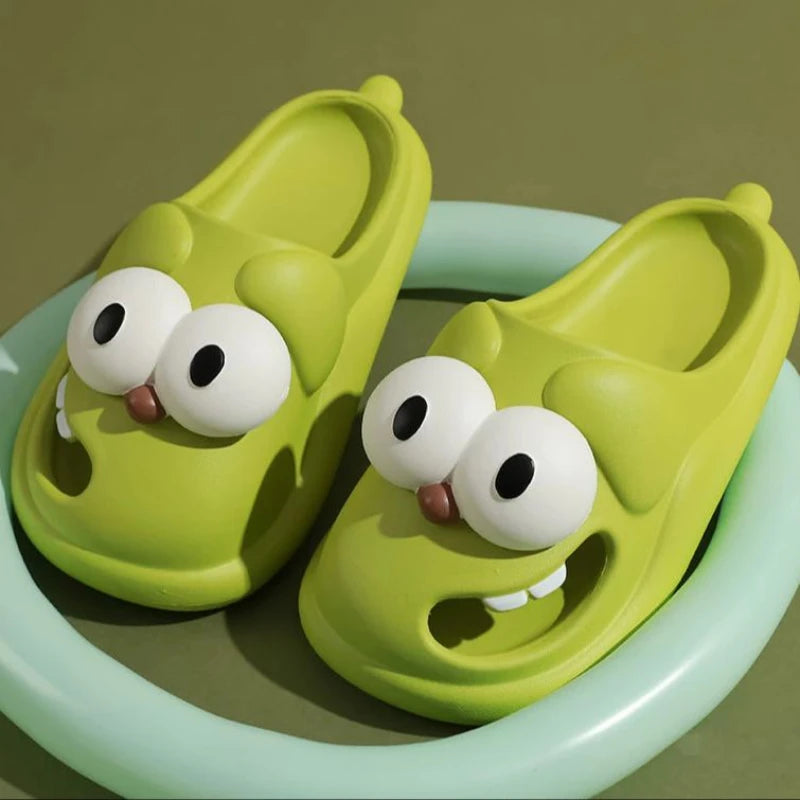 Big Eye Dog Fun Slippers