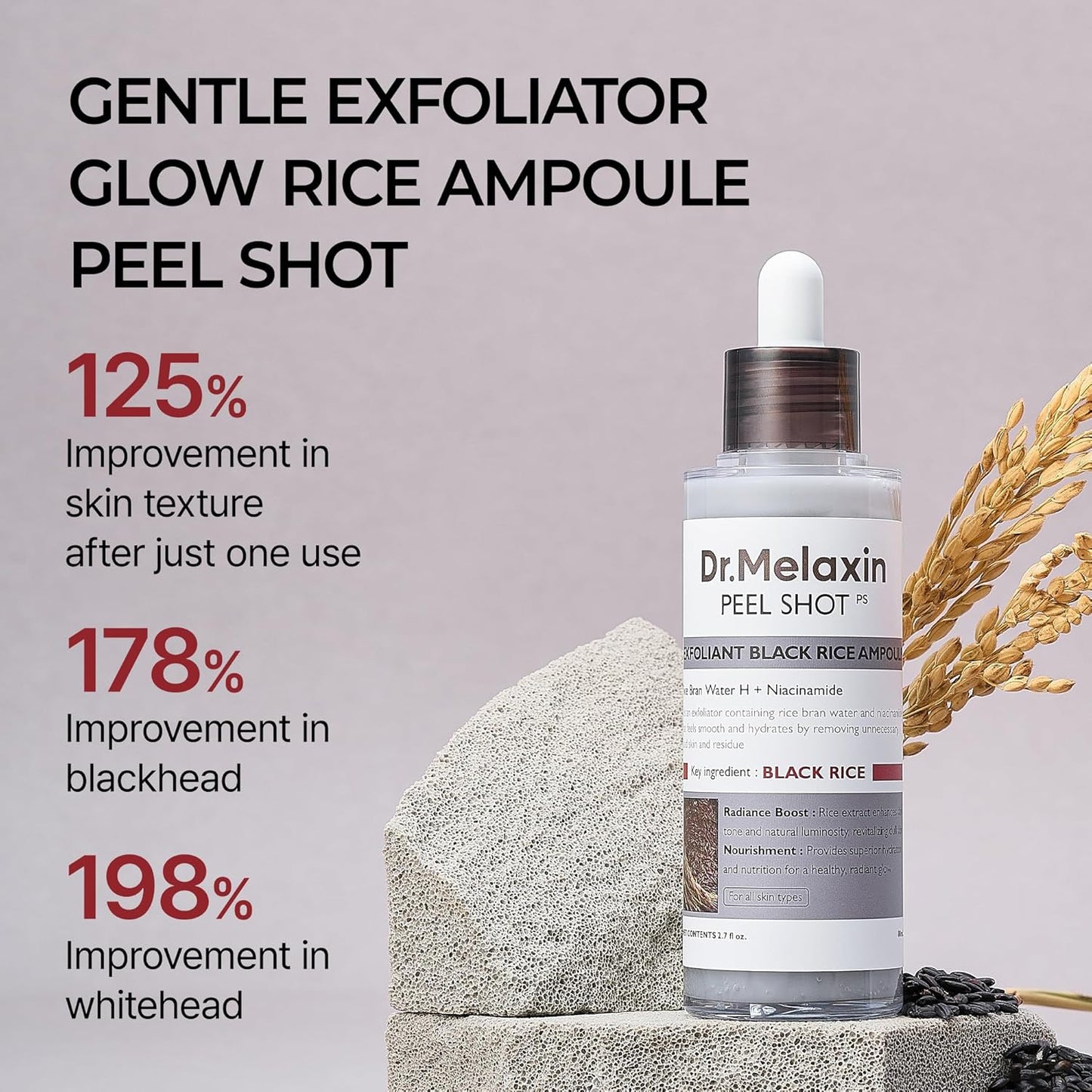 Exfoliating Rice Peel Duo – Gently lifts surface buildup for smoother-looking skin