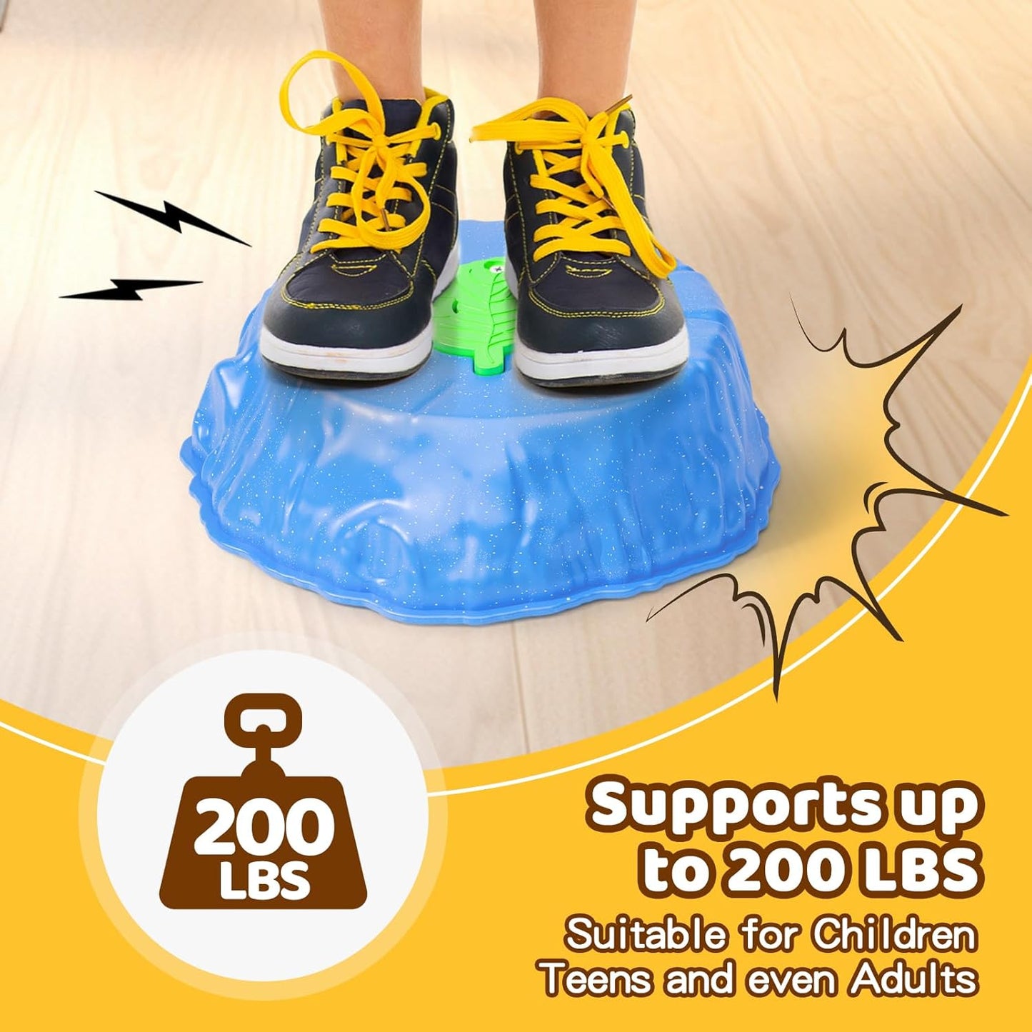 Glowing Balance Stones for Kids