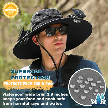 🔥  One time offer - Get another Unisex Breezy Solar Fan Hat at discounted price! (SAVE $10)