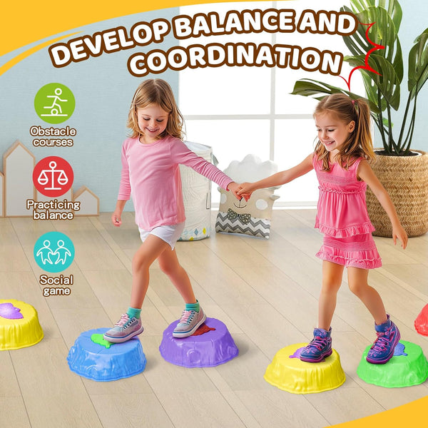 Glowing Balance Stones for Kids