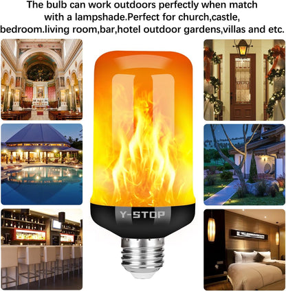 Christmas Flicker Flame LED Bulbs-2 Pcs